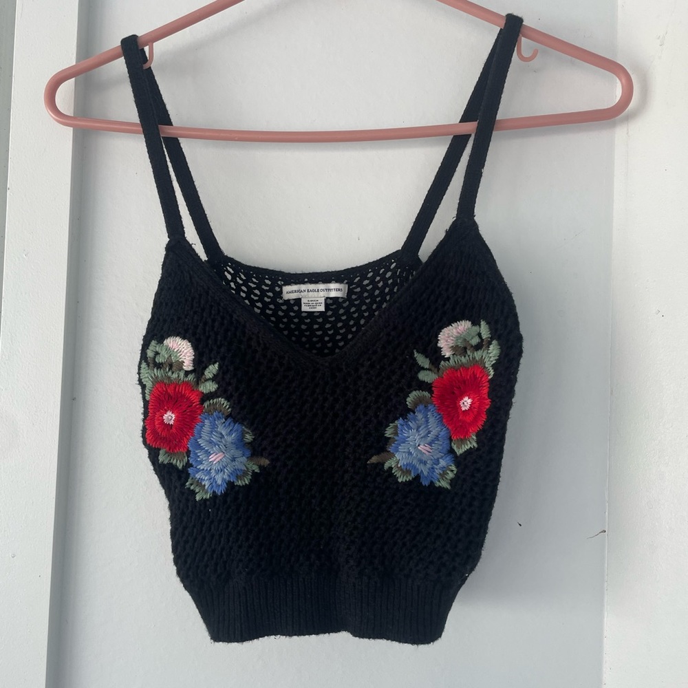 Crochet crop top